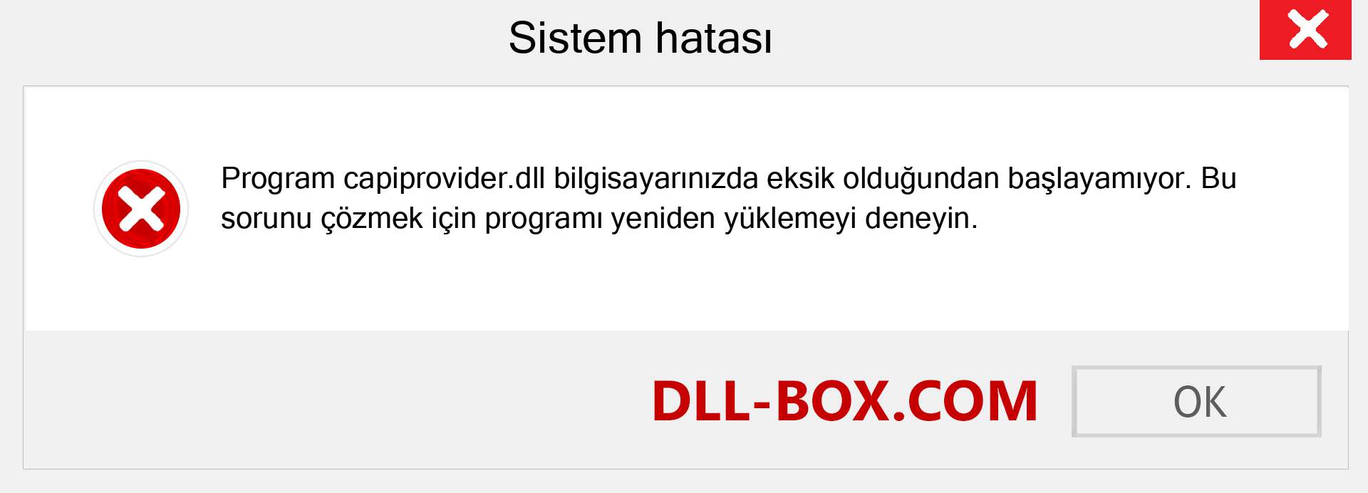 capiprovider.dll dosyası eksik mi? Windows 7, 8, 10 için İndirin - Windows'ta capiprovider dll Eksik Hatasını Düzeltin, fotoğraflar, resimler